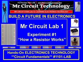 MC1-00 Mr Circuit Lab 1 &quot;Build Me Kti&quot;  4 Lessons and Solderless Circuit... - £4.70 GBP