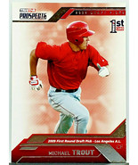 RED HOT!  1ST MIKE TROUT ROOKIE! 2009 TRISTAR PROSPECTS PLUS #20 ORIGINAL! - £318.96 GBP