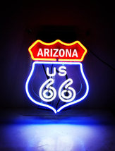 Handmade Route 66 Arizona State Beer Bar Pub Neon Light Sign - $69.00
