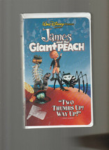 James and the Giant Peach (VHS, 1996) Walt Disney - £2.77 GBP