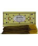 Handmade Jasmine Flora Agarbatti Natural Fragrance Hand Rolled Incense S... - £16.78 GBP