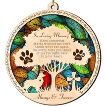 NETHOUSE Personalized Dachshund Memorial Suncatcher, Dachshund Dog Memorial Gift - £14.06 GBP