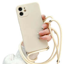 Anymob Samsung Galaxy Phone Case White Crossbody Necklace Lanyard- A10 51 71 12  - £17.97 GBP