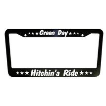 Green Day Hitchin’a Ride Car License Plate Frame Plastic Aluminum Black - £11.75 GBP+