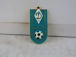 Vintage Soviet Soccer Pin - Dinamo Tbilisi Top League Champions - Stamped Pin  - £14.94 GBP