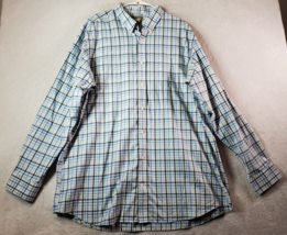 Duluth Trading Shirt Mens Tall XL Multi Plaid Long Sleeve Collared Button Down - £17.95 GBP