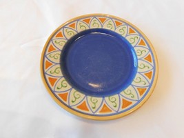 Villa Della Luna Collection by Pfaltzgraff Bread Plate 6&quot; Multicolor Pre... - $29.69