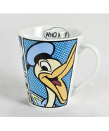 Disney Donald Duck Who Me Mug Ceramic Coffee Cup Old Vintage Style Pop Art - £19.75 GBP