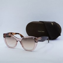 TOM FORD FT0940 72G Transparent Pink/Gradient Brown With Gold Flash 56-2... - $186.09