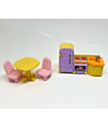 Fisher Price My First Dollhouse Furniture Lot Kitchen Counter Oven Table... - $245.00 MXN