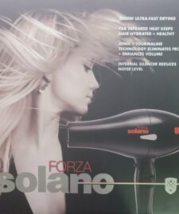 SOLANO Forza 2000W Standard Hair Dryer-Black Ionic + tourmaline technology - $347.33 CAD