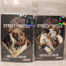 Street Fighter Blanka &amp; Luke Sullivan Limited Edition Enamel Pins Set - £19.01 GBP