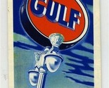 Gulf Oil Company NEW YORK Info Map Rand McNally 1948 - $14.85