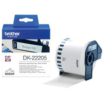 Brother Paper Tape 62mmx30.48m (Black on White) - $67.23
