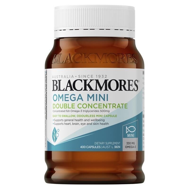 Primary image for Blackmores Omega Mini Double Concentrate 400 Capsules