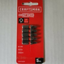 #2 Robertson (Square) 5 Bit Set - Craftsman Impact Rated For 1/4&quot; Driver - £4.66 GBP