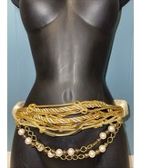 Vintage 1980’s Carolyn Tanner Designs Women’s Statement Belt Ivory Gold ... - $752.19 MXN
