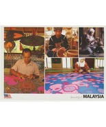 Famous Handicrafts In Malaysia postcard - €4,24 EUR
