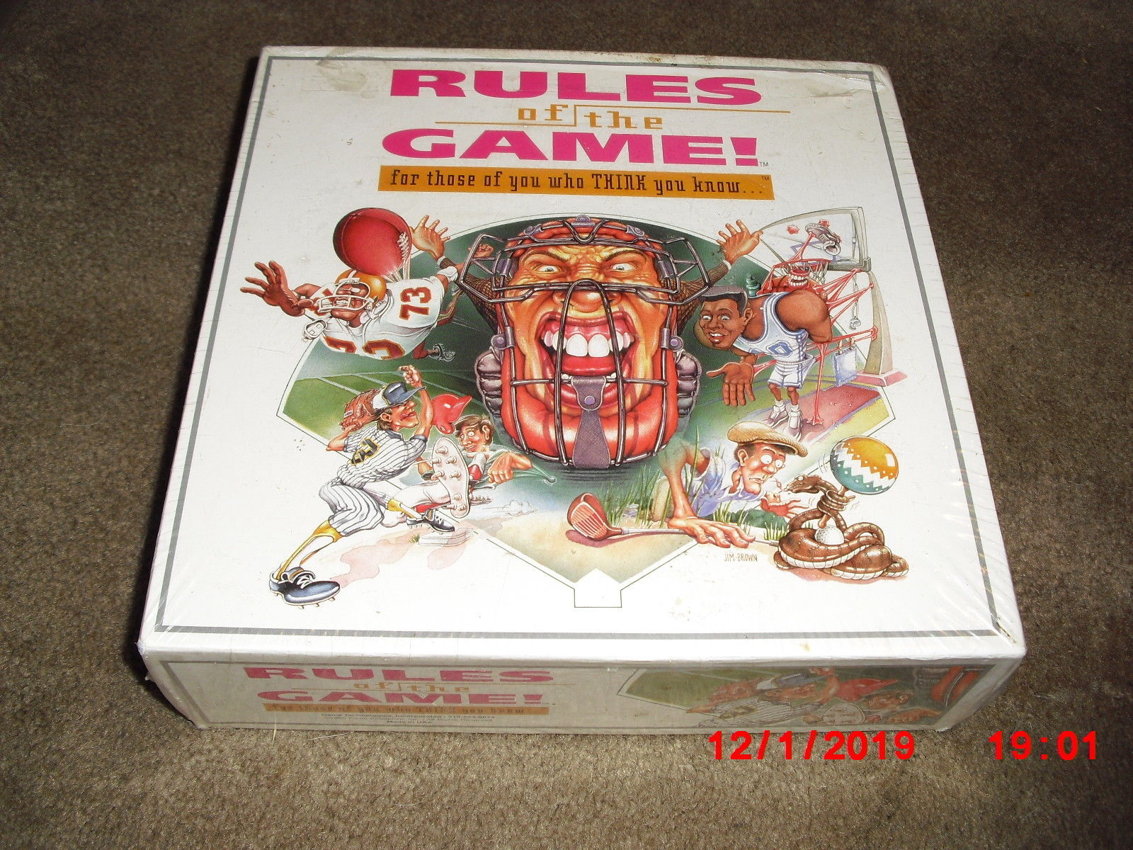 Rules of the Game 1995 Sports Trivia Board Game - Brand New - $19.79