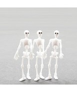 Halloween 3 Tiny Skeletons Multiminis Dollhouse Miniature - £3.72 GBP