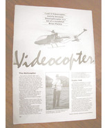 1989 Article Advertising Video Copter Helicopter Brian Parkin Test-
show... - $16.03