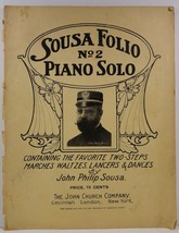 Sousa Folio No. 2 Piano Solo by John Philip Sousa - $14.99