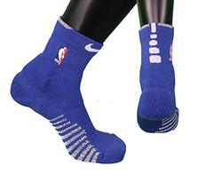 Nike NBA Authentics Detroit Pistons Basketball Ankle Socks Team Issued (Blue/Gra - $34.60
