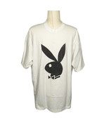 Vintage 1990&#39;s Playboy Bunny Head Logo Tee Made In USA Unisex Adult Size... - $49.99