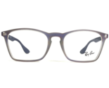 Ray-Ban Eyeglasses Frames RB7045 5486 Iridescent Blue Clear Square 53-18... - $51.21