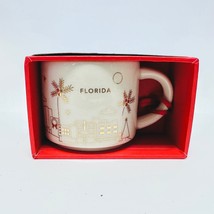 Starbucks Florida FL Coffee Mug Christmas Ornament You are here White Go... - $46.08 CAD