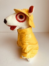 Target Bullseye Mascot Dog Yellow Raincoat Hat Puddles 7&quot; Plush Stuffed ... - $12.37