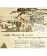 Antique 1924 P&amp;G Soap XL Advertisement Florida Missouri Ephemera 14 x 11.25 - €18,49 EUR