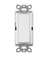 Lutron Claro 15 Amp On/Off 4-Way Switch, CA-4PS-WH, White - £29.80 GBP