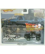 Delorean Back To The Future &amp; Toyota Truck Custom Hot Wheels Team Transp... - $184.91