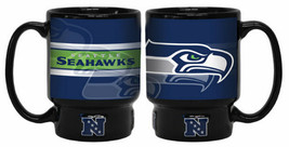  Seattle Seahawks NFL Sculpted NFC Replay Ceramic Coffee Mug Tea Cup 12 ... - £17.38 GBP