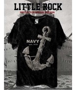 Sail in Style with the Little Rock Anchor Navy Tee! I Retro-Inspired!! - $27.50