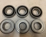 6 Pack Of SKF Deep Groove Ball Bearings 6206-RS1/C3HT51, 30 x 62 x 16mm ... - $90.20
