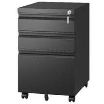 3 Drawer Mobile File Cabinet with Lock - $299.94