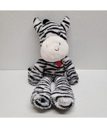 Gund Zebra Red Heart on Chest Black &amp; White Plush Stuffed Animal 4060900 - $29.36