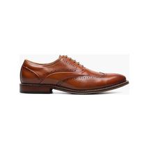 Stacy Adams Macarthur Wingtip Oxford Shoes Cognac 25489-221 image 8