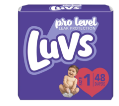 Luvs Pro Level Leak Protection Diapers Size 4 29.0ea - $19.99