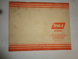 BSA  A50 Cyclone, A65   Parts Spares List Catalog 5118 - $522.44 MXN