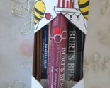 Burt&#39;s Bees Mistletoe Kiss Red Vanilla Bean Lip Balm Gift Set - 3pc - £7.25 GBP