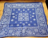 Vintage 100% Cotton Fast Color Bandana Made In USA RN 13960 See Descript... - £9.71 GBP