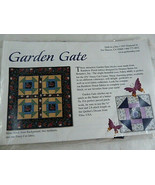 GARDEN GATE Pieced Quilt Pattern Quilt In A Day Unused - £3.94 GBP