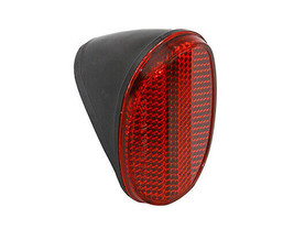 PREMIUM  Bicycle Bike Oval Red Rear Reflector Light - £7.77 GBP