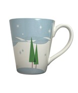 Starbucks Christmas Mug 12 oz Winter Snow Trees Holidays Very Merry 2011 - €4,30 EUR