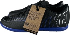 Nike Men&#39;s Mercurial Vapor 15 Club Indoor Soccer Shoes Black Blue DJ5969-040 - £59.93 GBP