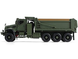 Mack Defense M917A3 Heavy Dump Truck Green 1/50 Diecast Model by First Gear - £98.47 GBP