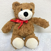 Russell Stover  2020 Collectible Plush Teddy Bear with Red Bow 10&quot; - $13.19